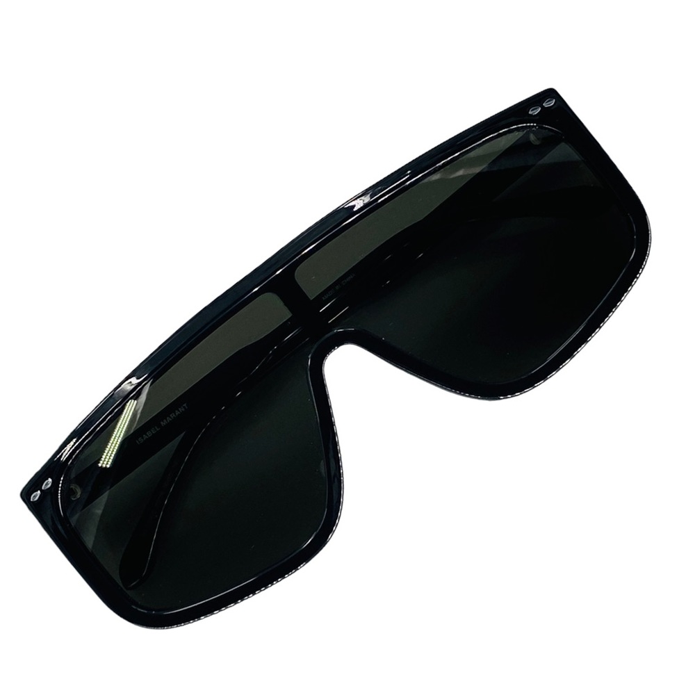 Isabel Marant NEW Elora Flat Top 52mm Iconic Edgy Sunglasses in Black - Picture 5 of 11